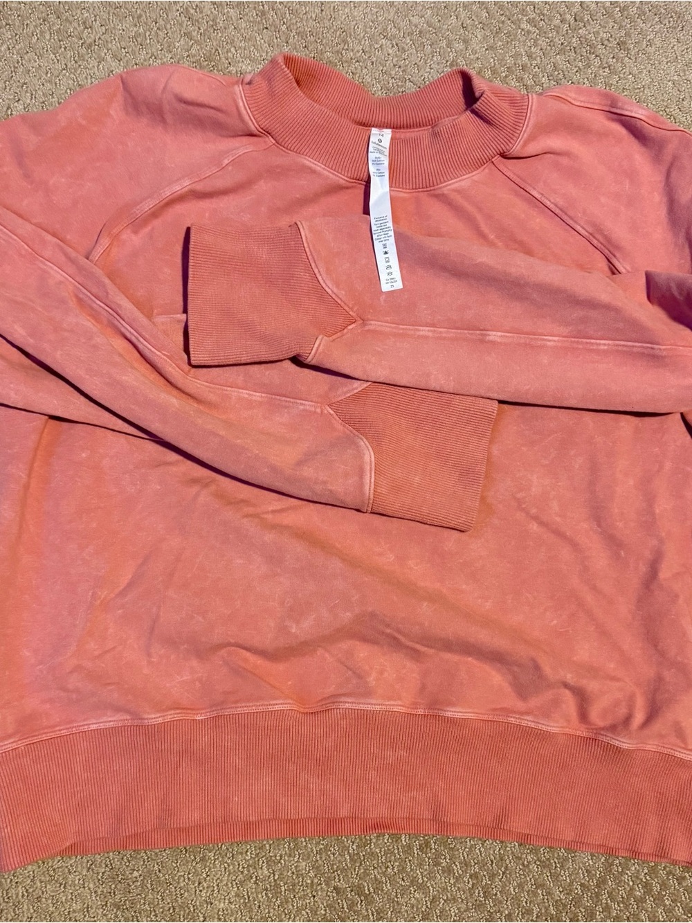 Lululemon Coral Crewneck Sweatshirt - Classic Everyday Staple